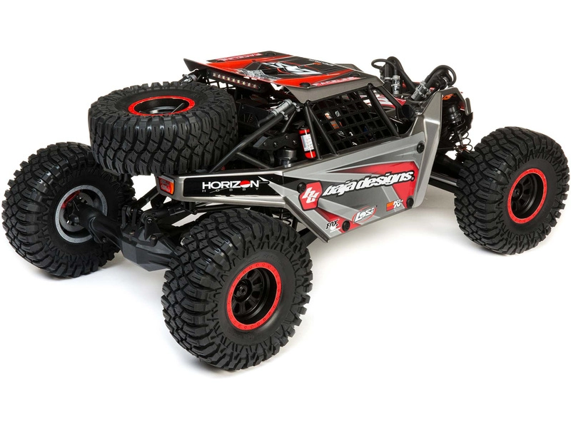 RC auto Losi Super Rock Rey V2 1:6 4WD RTR, sivé