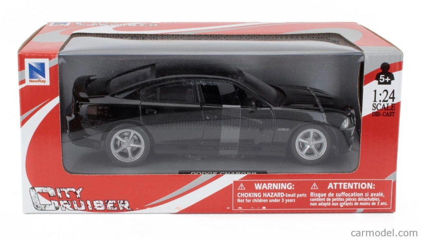 Newray Dodge Charger 2006 1:24 Black