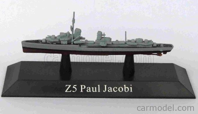 Edicola Warship Z5 Paul Jacobi Destroyer Germany 1935 1:1250 Military