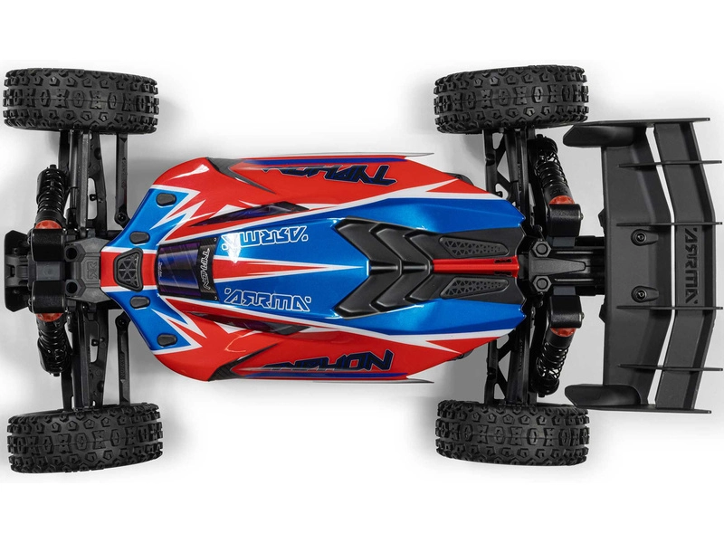 RC auto Arrma Typhon Mega 665 1:8 4WD RTR, červená