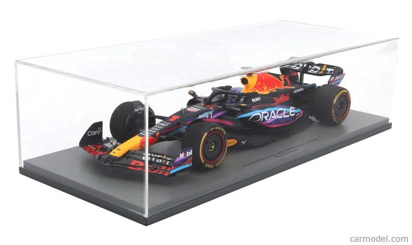 Iskrový model Red bull F1 Rb19 Team Oracle Red Bull Racing N 1 Majster sveta Miami Gp 2023 Max Verstappen 1:18 Matt Blue