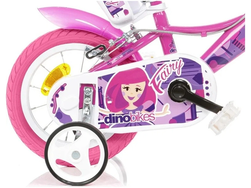 DINO Bikes - Dětské kolo 12" Fairy růžové