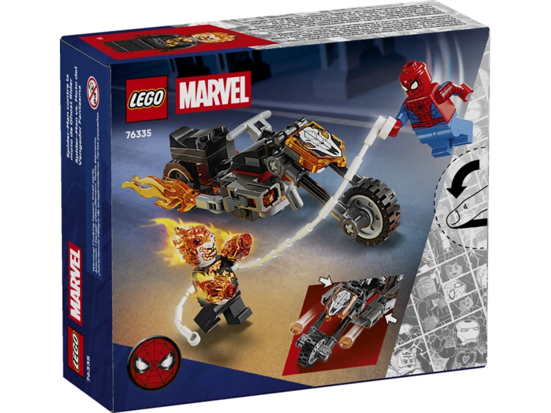 LEGO Marvel - Spider-Man vs. Ghost Rider na motorce