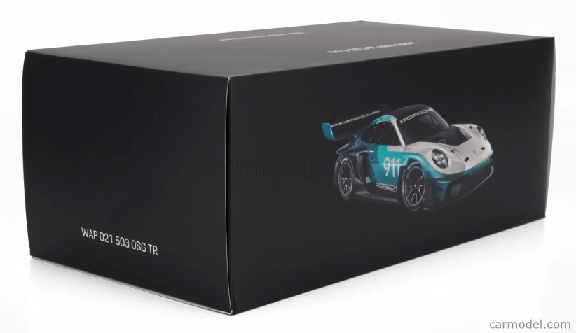 Spark-model Porsche 911 992 Gt3 R N 911 Racing Speed Icon Design Coupe 2023 - Con Vetrina - s vitrínou 1:18 2 tóny modrá biela