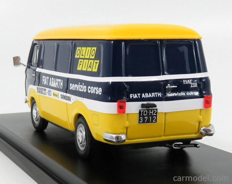 Rio-models Fiat 238 Van Assistenza Olio Fiat Abarth 1976 1:43 Modrá Žlutá