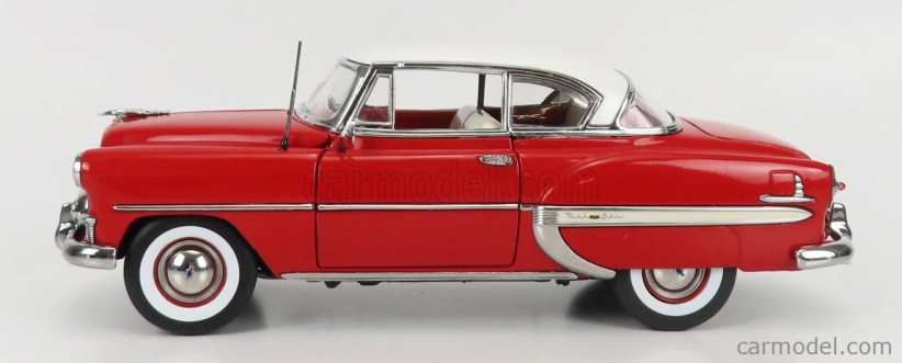 Sun-star Chevrolet Bel Air Coupe 1953 1:18 Červená Bílá