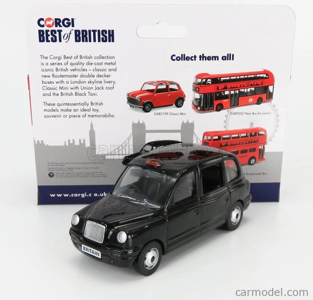 Corgi Austin London Taxi Lti Tx4 2014 1:36 Black