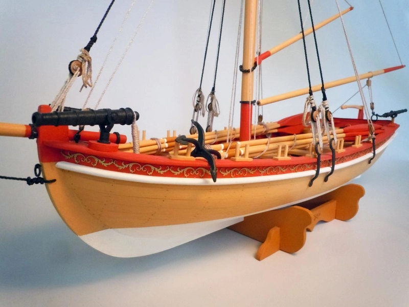 Model Shipways Ozbrojený dlhý čln 1:24