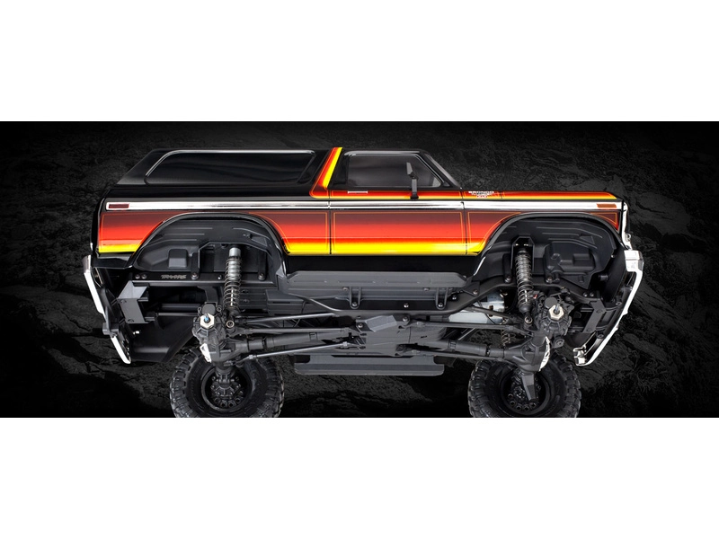 RC auto Traxxas TRX-4 Ford Bronco 1:10 TQi, červená
