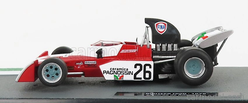 BAZAR - Edicola Surtees F1  Ts9b N 26 Season 1972 Andrea De Adamich 1:43 Červená Bílá