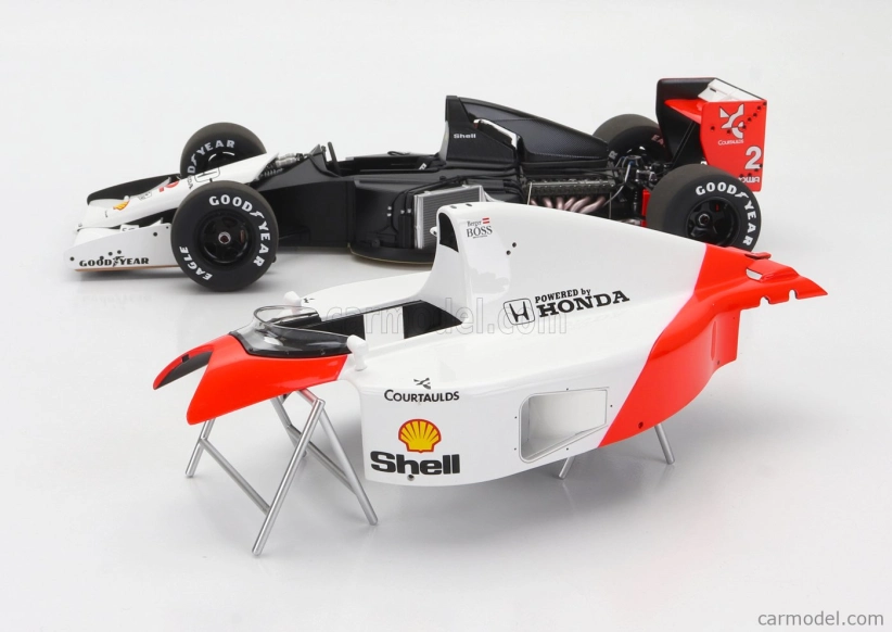 Autoart Mclaren F1 Mp4/6 Honda N 2 Japan Gp 1991 Gerard Berger 1:18 Biela červená