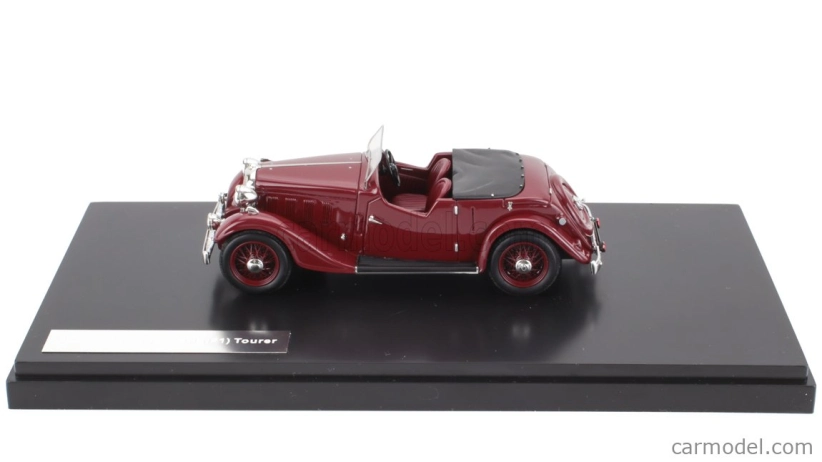 Modely v mierke Matrix Rover 12hp (p1) Tourer Cabriolet Open 1934 1:43 Bordeaux