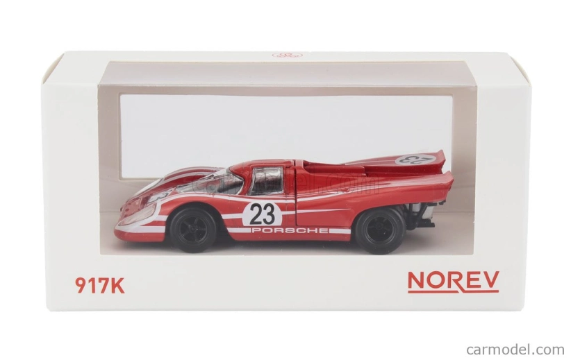 Norev Porsche 917k 4.9l Team Salzburg N 23 Víťaz 24h Le Mans 1970 Hans Herrmann - Richard Attwood 1:43 Červená biela