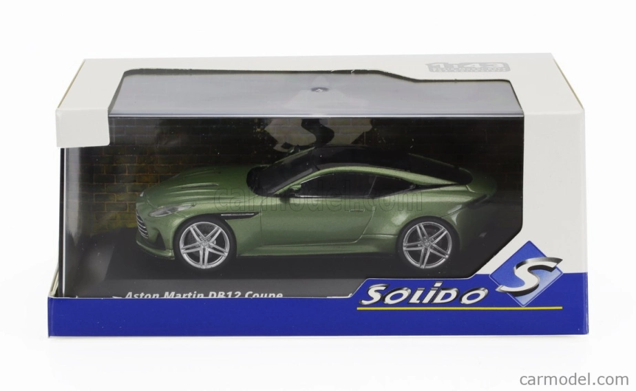 Solido Aston martin Db12 4.0l V8 Coupe 2023 1:43 Zelená
