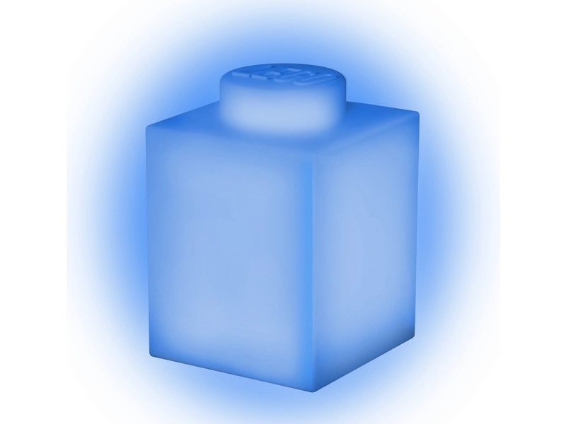 LEGO nočná lampička – Silikónová kocka modrá