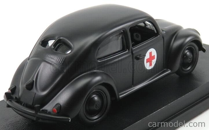 Rio-models Volkswagen Beetle Vojenská sanitka 1943 1:43 čierna