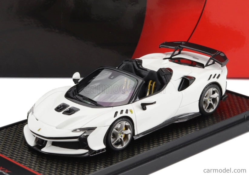 Bbr-models Ferrari Sf90 Xx Stradale Spider 2024 1:43 Bianco Cervino - Biela Čierna