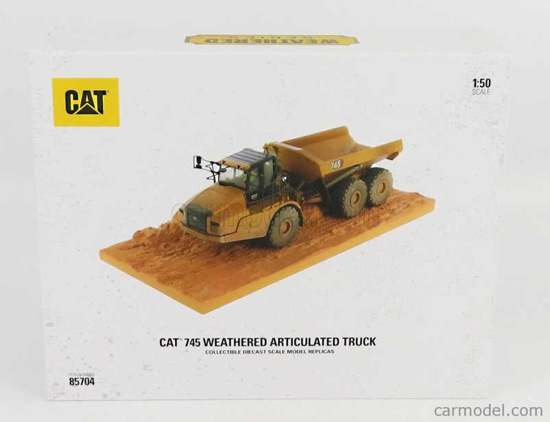 Dm-models Caterpillar Cat745 Kloubový dumper 1:50, žlutá
