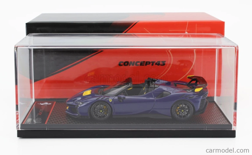 Bbr-models Ferrari Sf90 Xx Stradale Spider 2024 1:43 Blu Elettrico - modrá žltá čierna