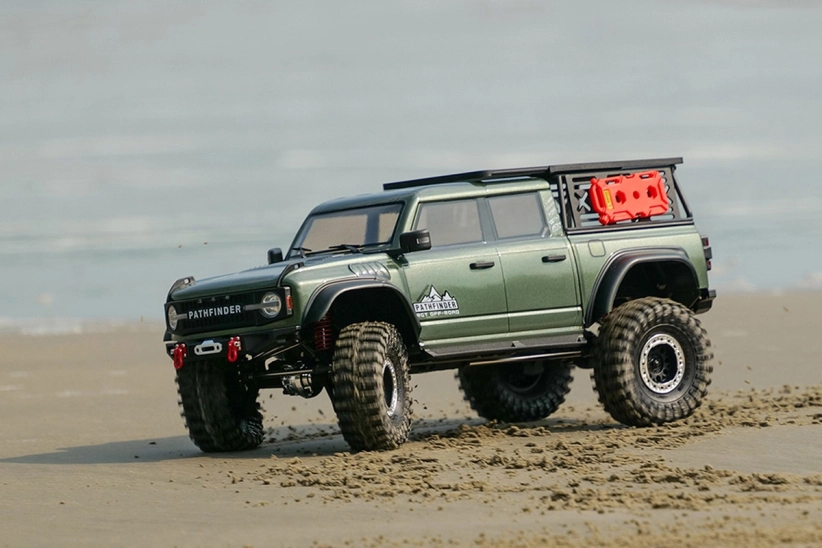 RC auto PATHFINDER 1/10 sada 2,4GHz, zelená