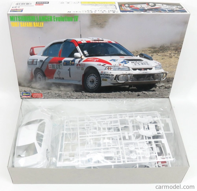 Hasegawa Mitsubishi Lancer Evolution Iv N 1 Safari Rally 1997 T.makinen - S.harjanne 1:24 /