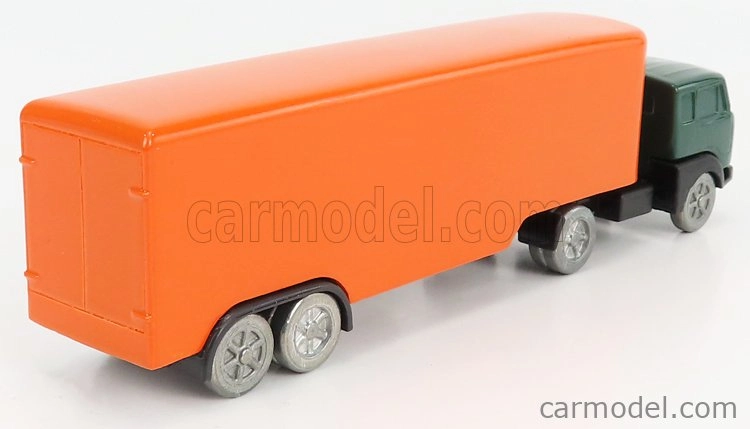 Officina-942 Fiat 682 T2 Truck Semirimorchio Furgonato 1955 1:76 Zelená oranžová
