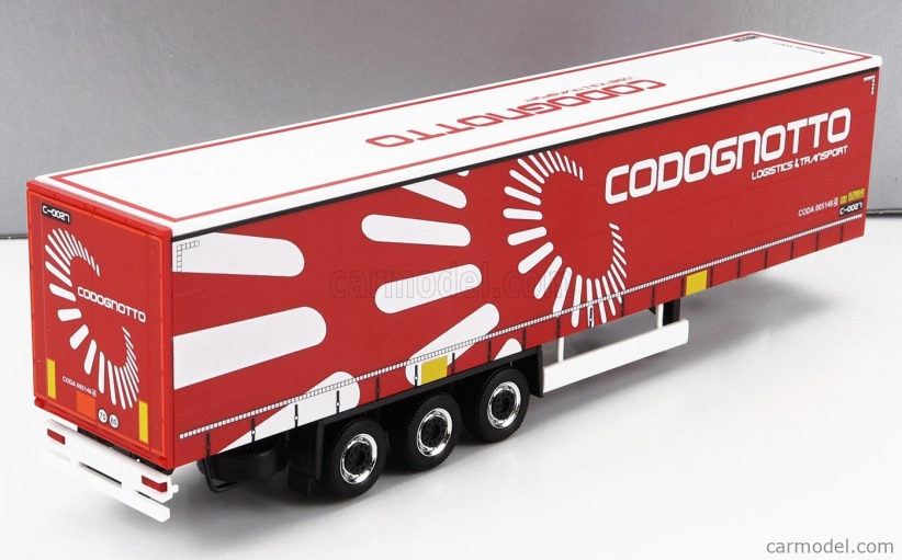 Herpa Trailer Přívěs pro Truck Codognotto Logistic Transports - Rimorchio Telonato 1:87