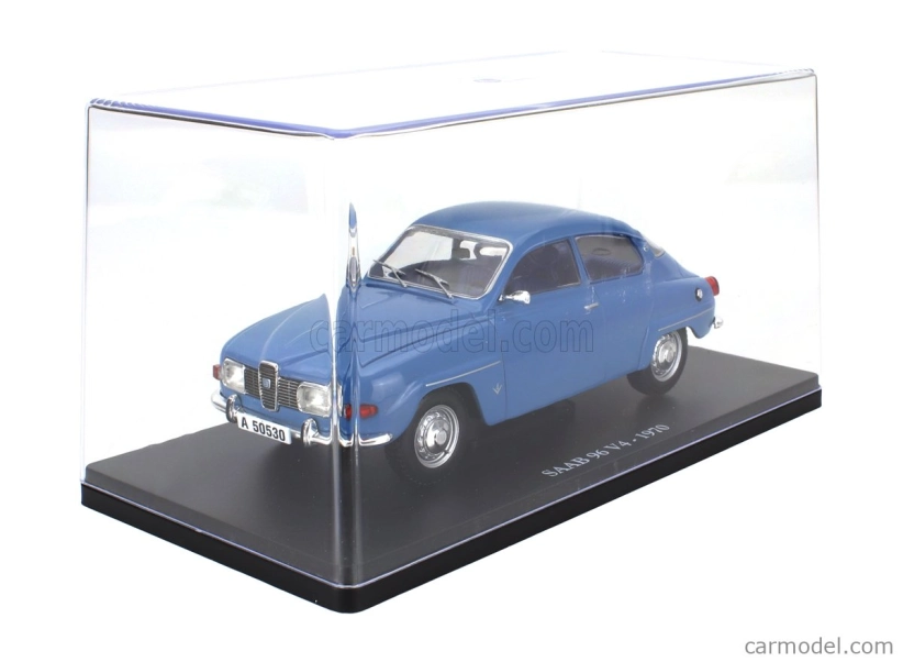 Edicola Saab 96 V4 1970 - Con Vetrina - S vitrínou 1:24 Modrá