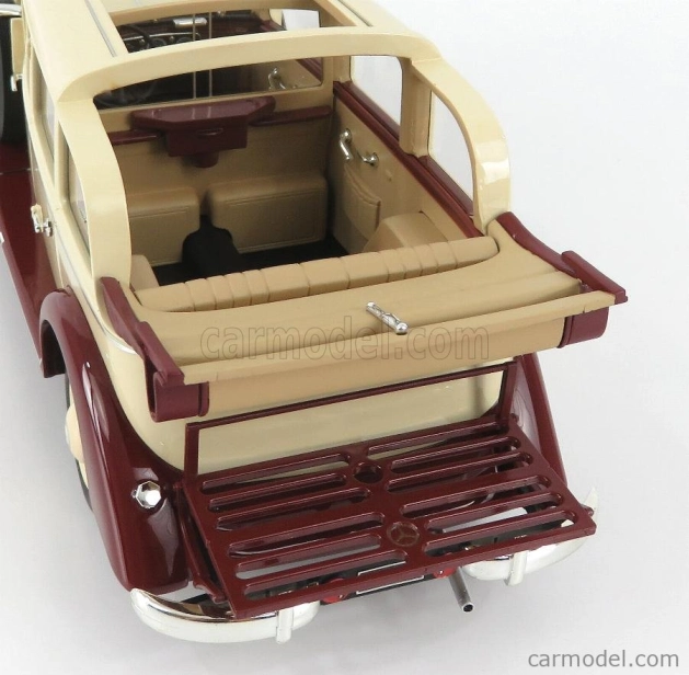 Triple9 Mercedes benz 260d Pullman Landaulet Semiconvertible Open 1936 1:18 Bílá Červená