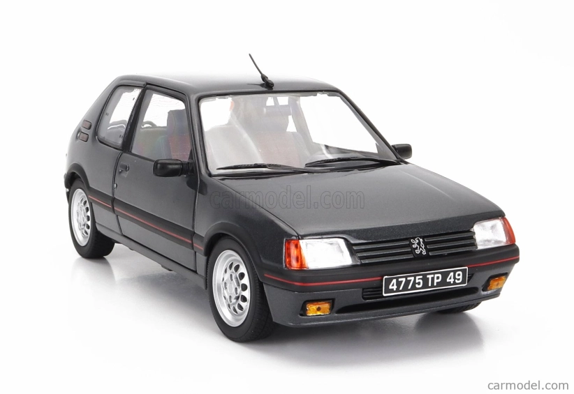 Norev Peugeot 205 1.6 Gti 1988 1:18 Graphite Grey