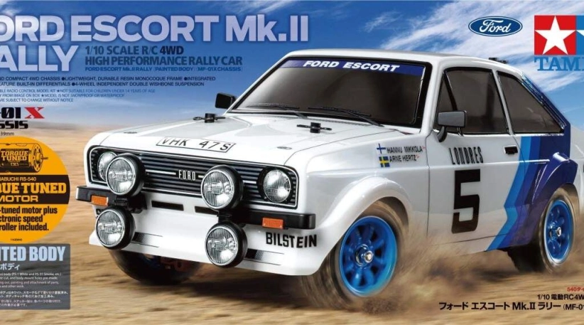 RC auto Tamiya Ford Escort Mk.II Rally MF-01X