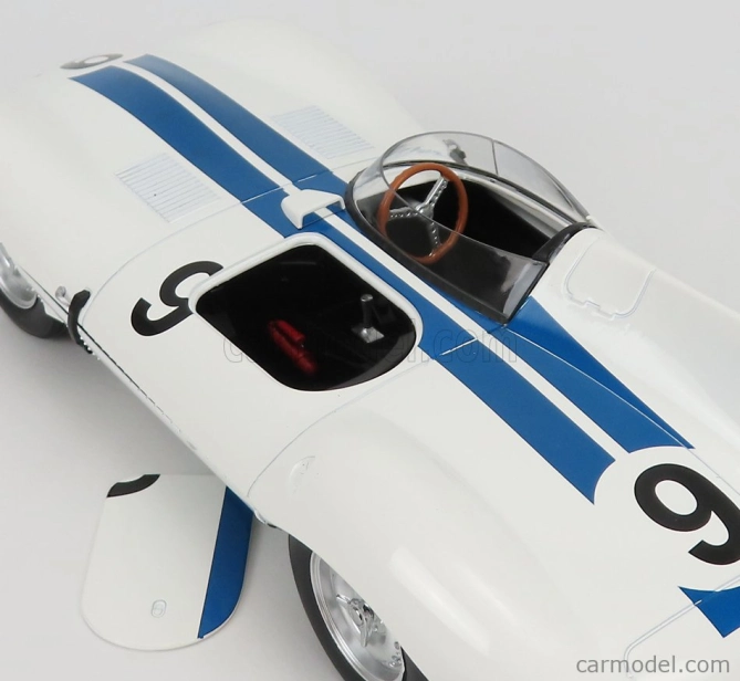 Cmr Jaguar D-type 3.4l Team Briggs Cunningham N 9 1:18, bílá