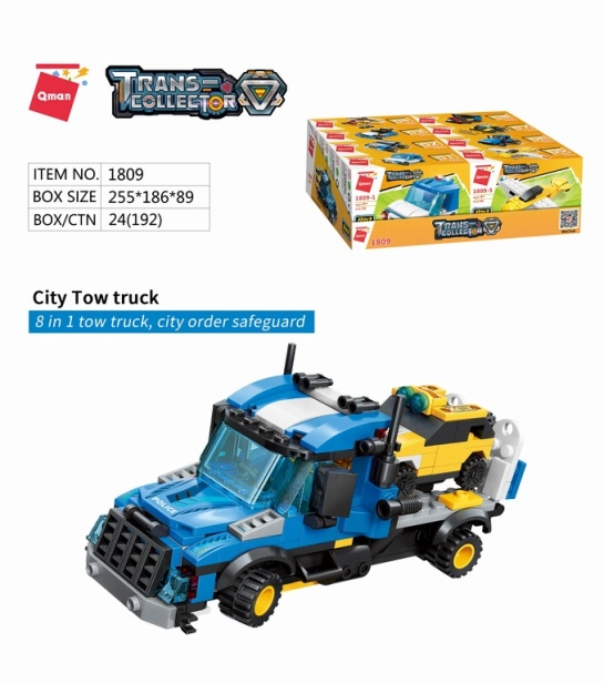 Qman City Tow Truck 1809 8v1 kit