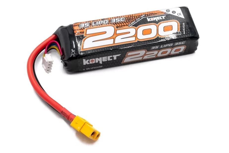 LiPo batérie Konect 2200mAh 11,1V 35C XT60