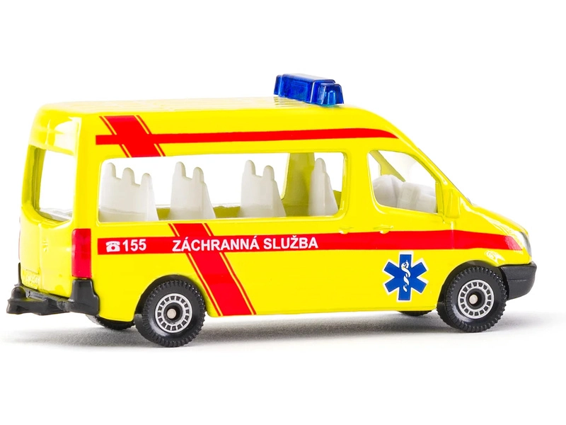 SIKU Blister – ambulancia súprava 3 áut (česká verzia) 1:50