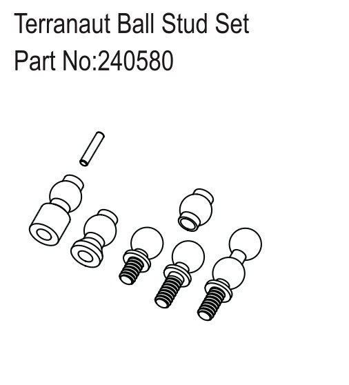 HBP240580 - Terranaut Ball Stud Set
