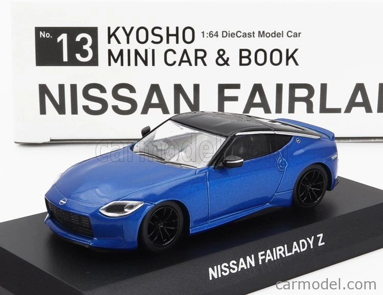 Kyosho Nissan Fairlady Z Coupe 2023 1:64 Modrá Černá