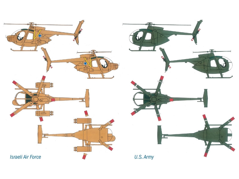 Italeri Boeing AH-6 Night Fox (1:72)