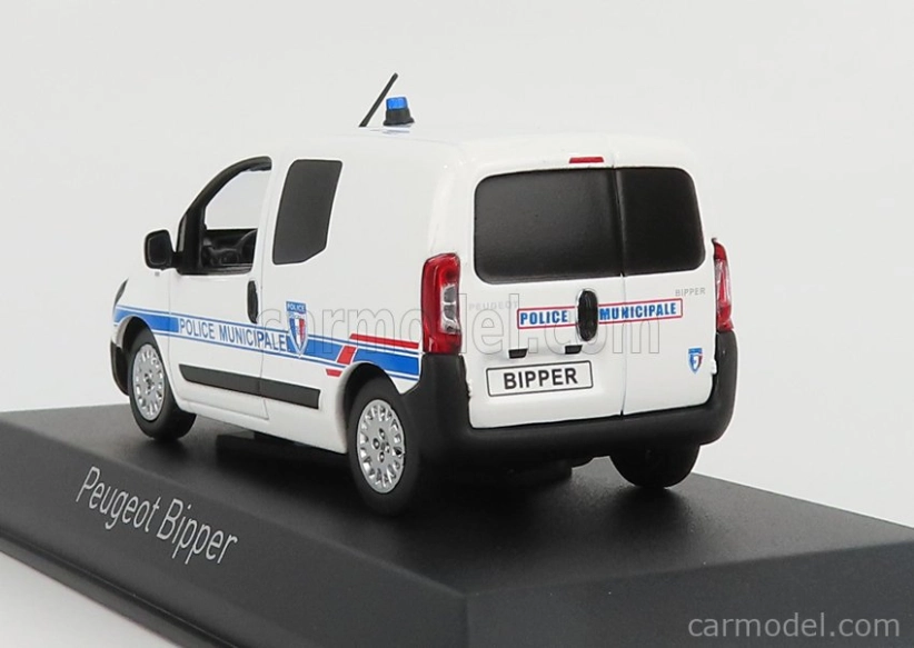 Norev Peugeot Bipper Police Municipale 2009 1:43 Biela