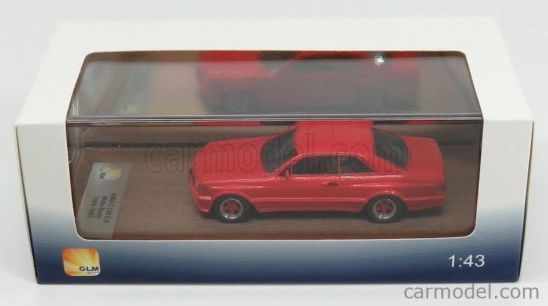 Glm-models Mercedes benz S-class 560sec 6.0 Amg (c126) Coupe 1984 1:43 Red