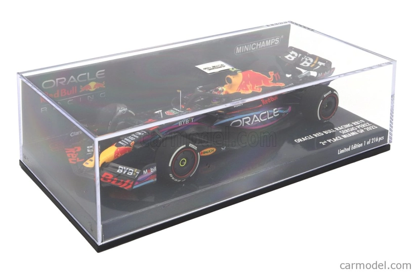 Minichamps Red bull F1 Rb19 Team Oracle Red Bull Racing N 11 2. Miami GP 2023 Sergio Perez 1:43 Matt Blue