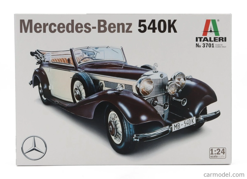 Italeri Mercedes benz 540k Cabriolet Open 1939 1:24 /