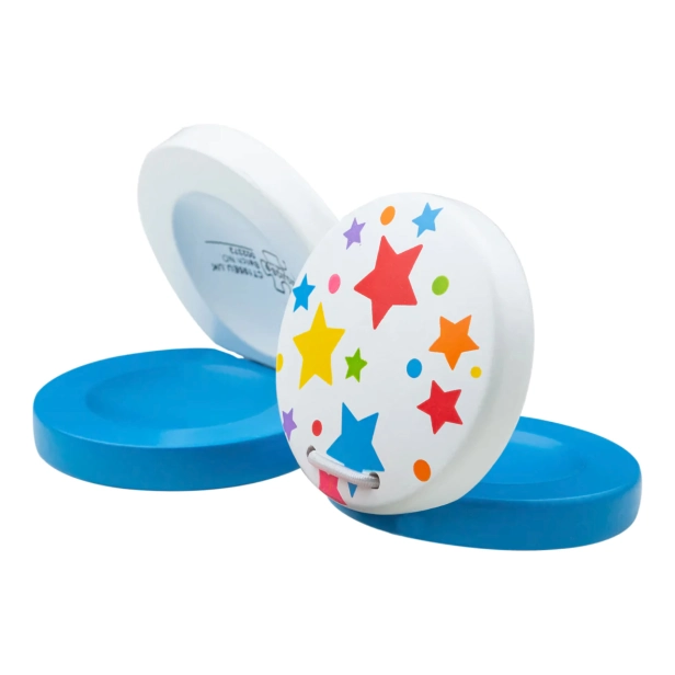 Bigjigs Toys Kastanety hviezdy 1 kus modrá