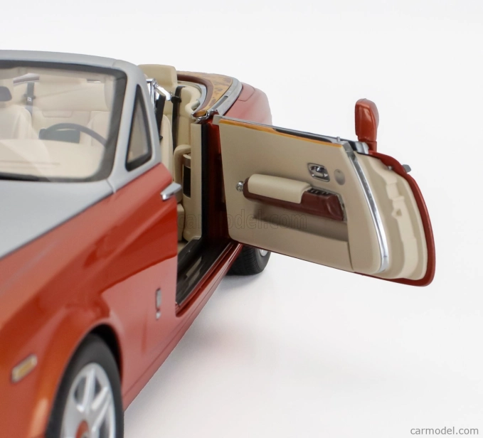 Kyosho Rolls royce Phantom Drophead Cabriolet 2-dverový 2013 1:18 Oranžová