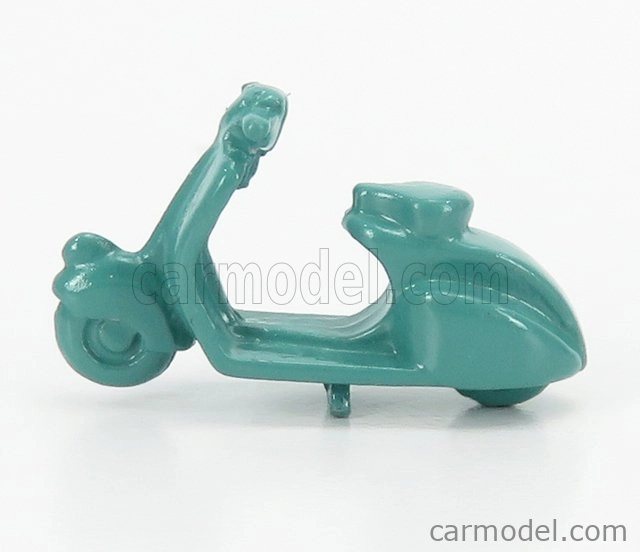 Officina-942 Piaggio Set 2x Vespa 98 + Vespa 98 Sidecar 1946 1:76 zelená svetlo modrá