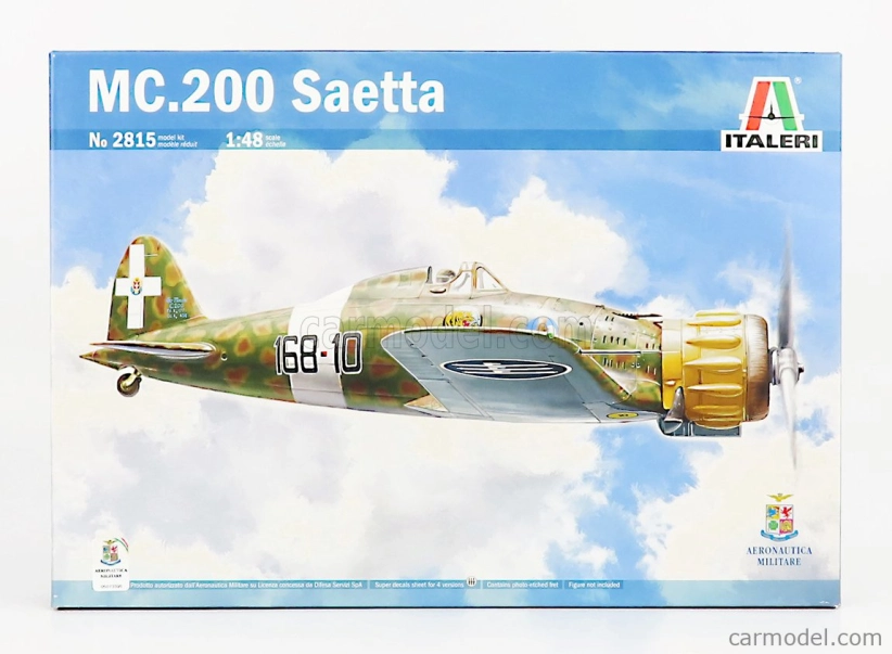 Italeri Aermacchi Mc.200 Saetta Airplane Military 1:48 /
