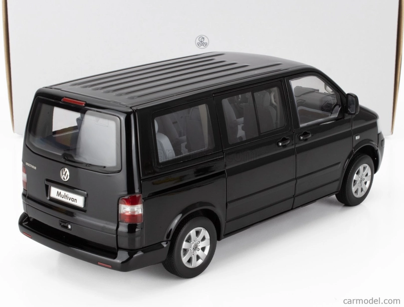 Norev Volkswagen T5 Multivan Minibus 2003 1:18 čierny
