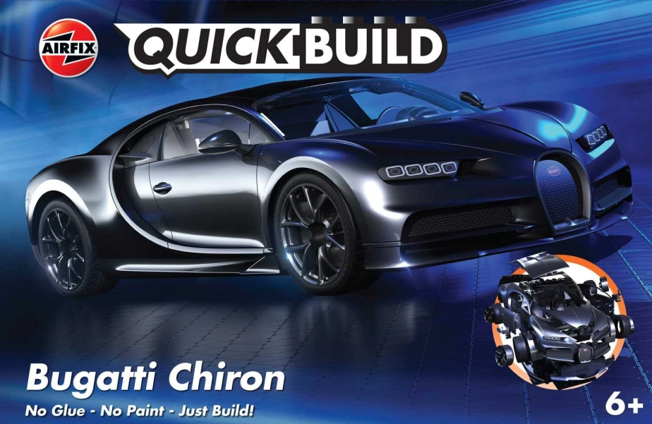 Airfix Bugatti Chiron čierny