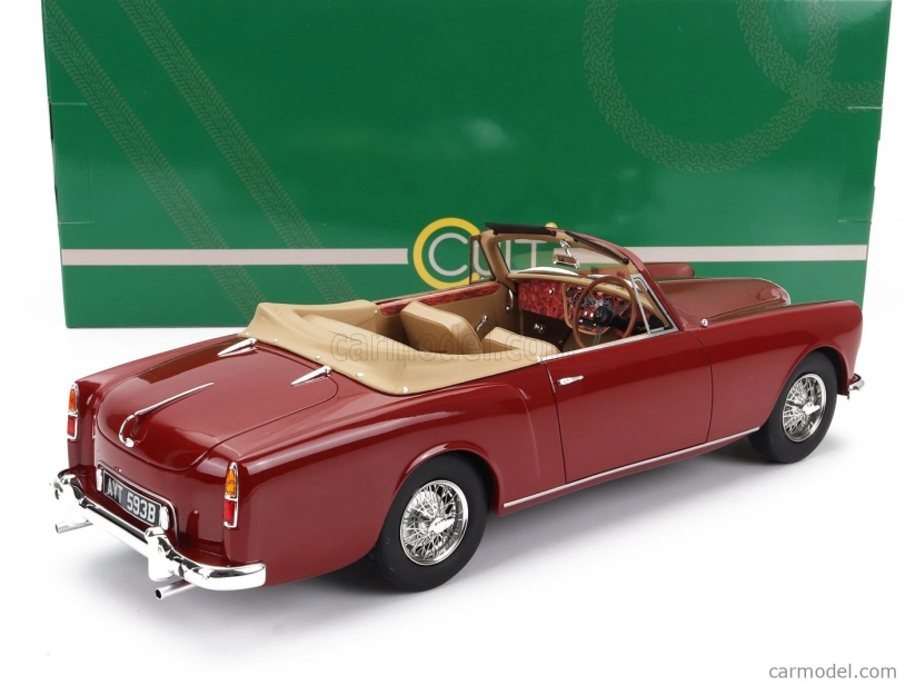 Modely Alvis Te21 Dhc Cabriolet Open 1963 1:18 Červená