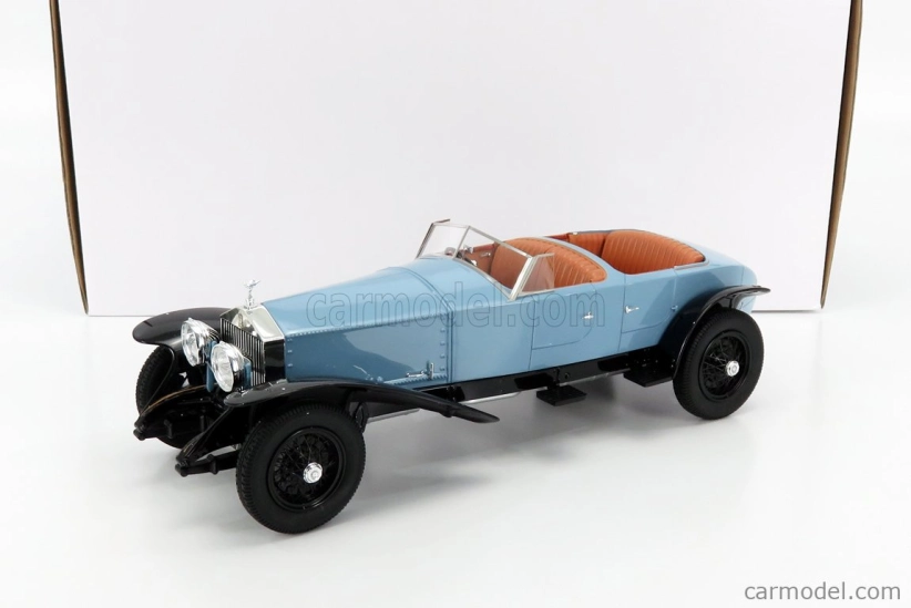 Matrix scale models Rolls royce Phantom Experimental Vehicle Ch.10ex By Barker Cabriolet 1926 1:18 Černá Světle Modrá